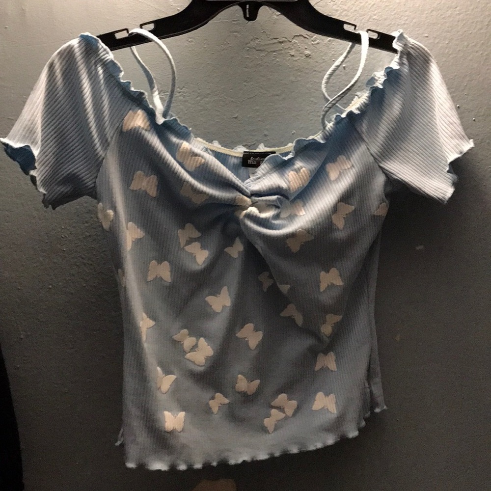 A shirt With butterfly 🦋